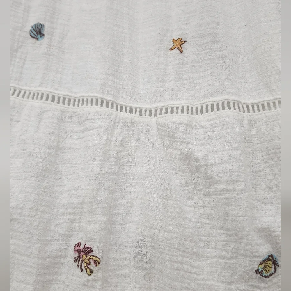 Maaji White Embellished Tiered Maxi Dress - Picture 3 of 11